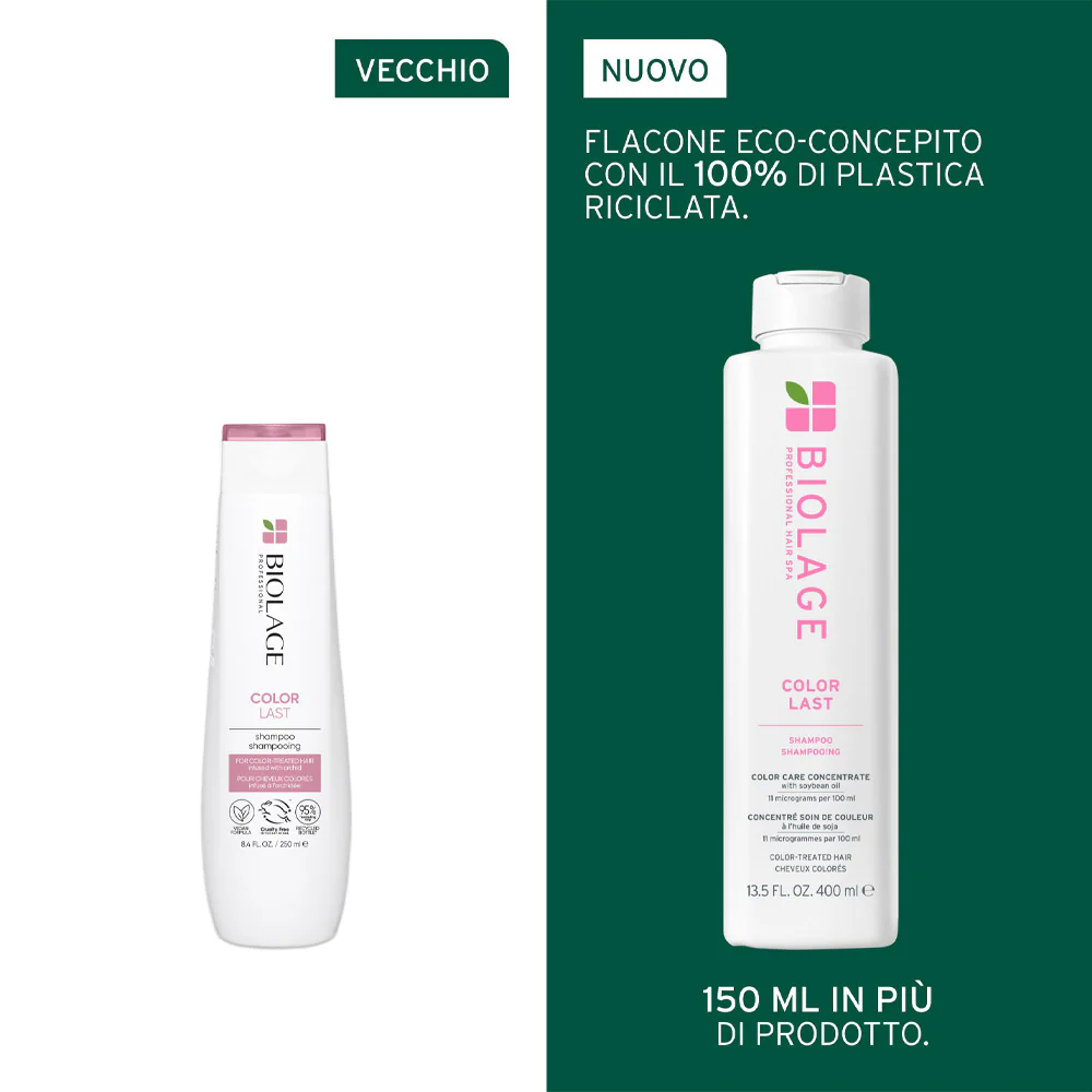 Biolage Professional Hair Spa Color Last Shampoo 400ml - shampoo protezione colore - Image 2