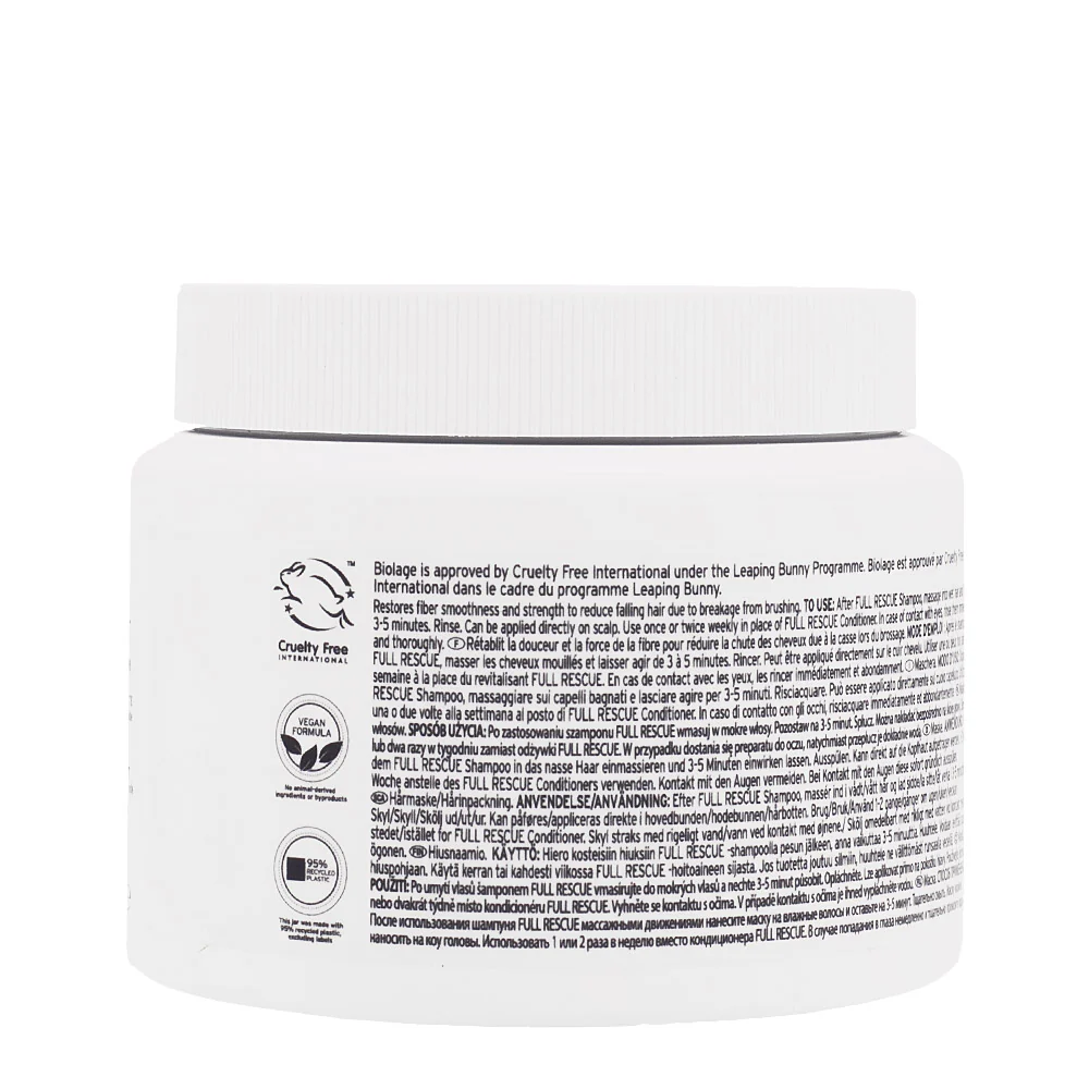 Biolage Professional Hair Spa Full Rescue Mask 500ml - maschera anti caduta - Image 9