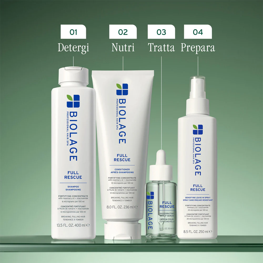 Biolage Professional Hair Spa Full Rescue Shampoo 400ml - shampoo anticaduta - Image 9