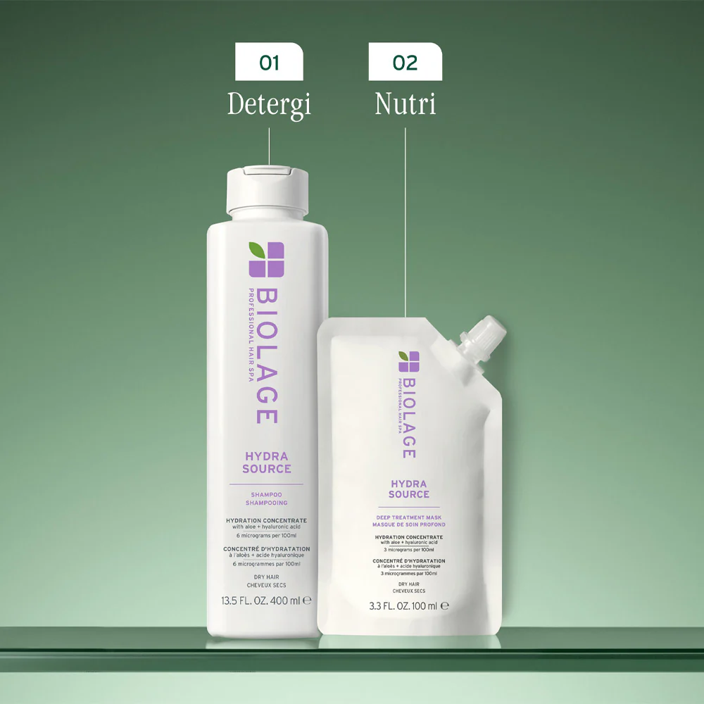 Biolage Professional Hair Spa Hydra Source Deep Treatment Pack 100ml - trattamento idratante - Image 9