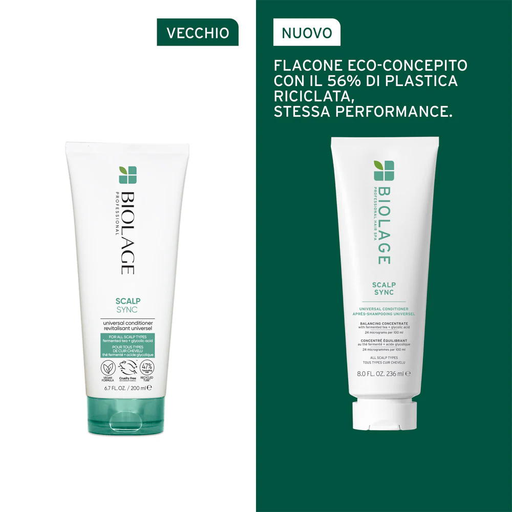 Biolage Professional Hair Spa Scalp Sync Universal Conditioner 236ml - balsamo nutriente - Image 2
