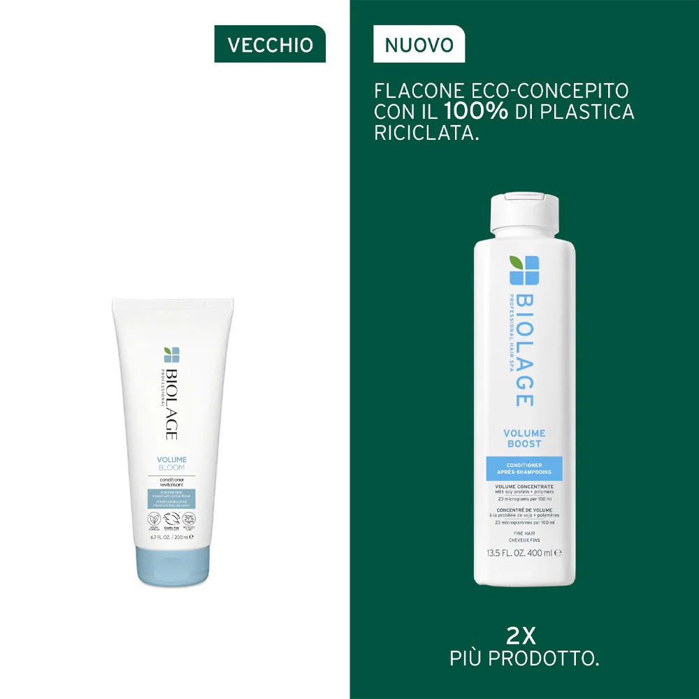 Biolage Professional Hair Spa Volume Boost Conditioner 400ml - balsamo volumizzante - Image 2