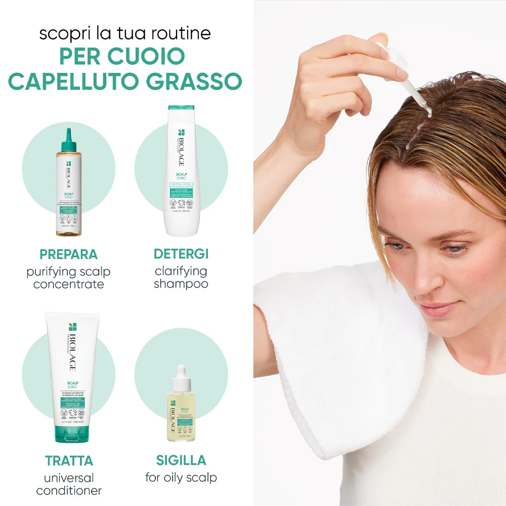 Biolage Scalp Sync Oil Balancing Serum 50ml - siero per cuoio capelluto grasso - Image 6
