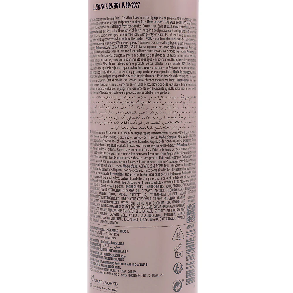 Cadiveu Professional Repair Solution Addiction Fluid 215ml - fluido ristrutturante - Image 2