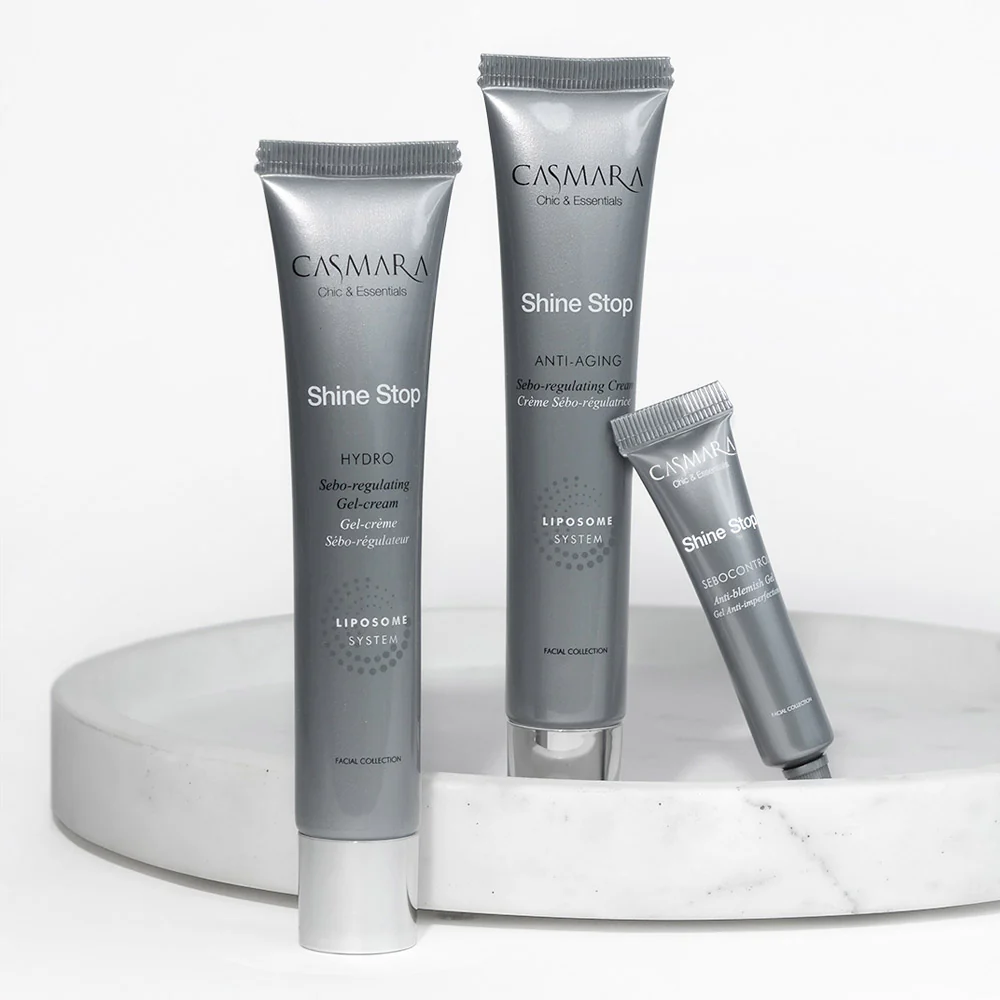 Casmara Shine Stop Hydro Sebo-Regulating Gel Cream 50ml - crema gel viso idratante azione seboregolatrice - Image 2