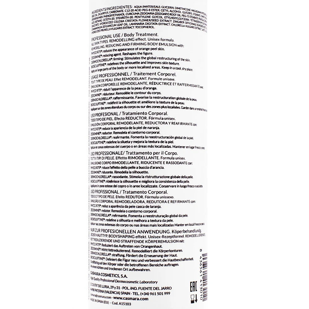 Casmara Specific Care Body Sculptor Cream 500ml - crema corpo intensiva liporiducente rassodante - Image 2