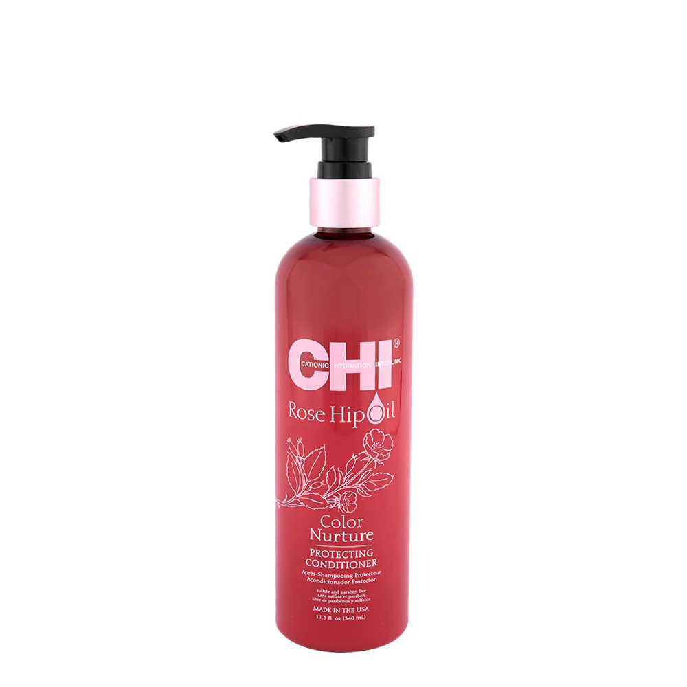 CHI Rose Hip Oil Protecting Conditioner 340ml - balsamo protettivo per capelli colorati