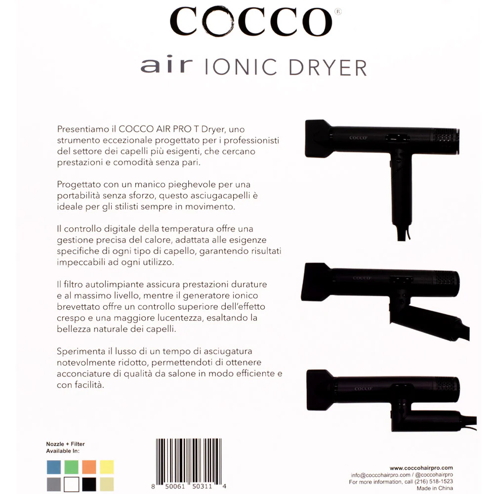 Cocco Air Dryer Black - asciugacapelli - Image 5