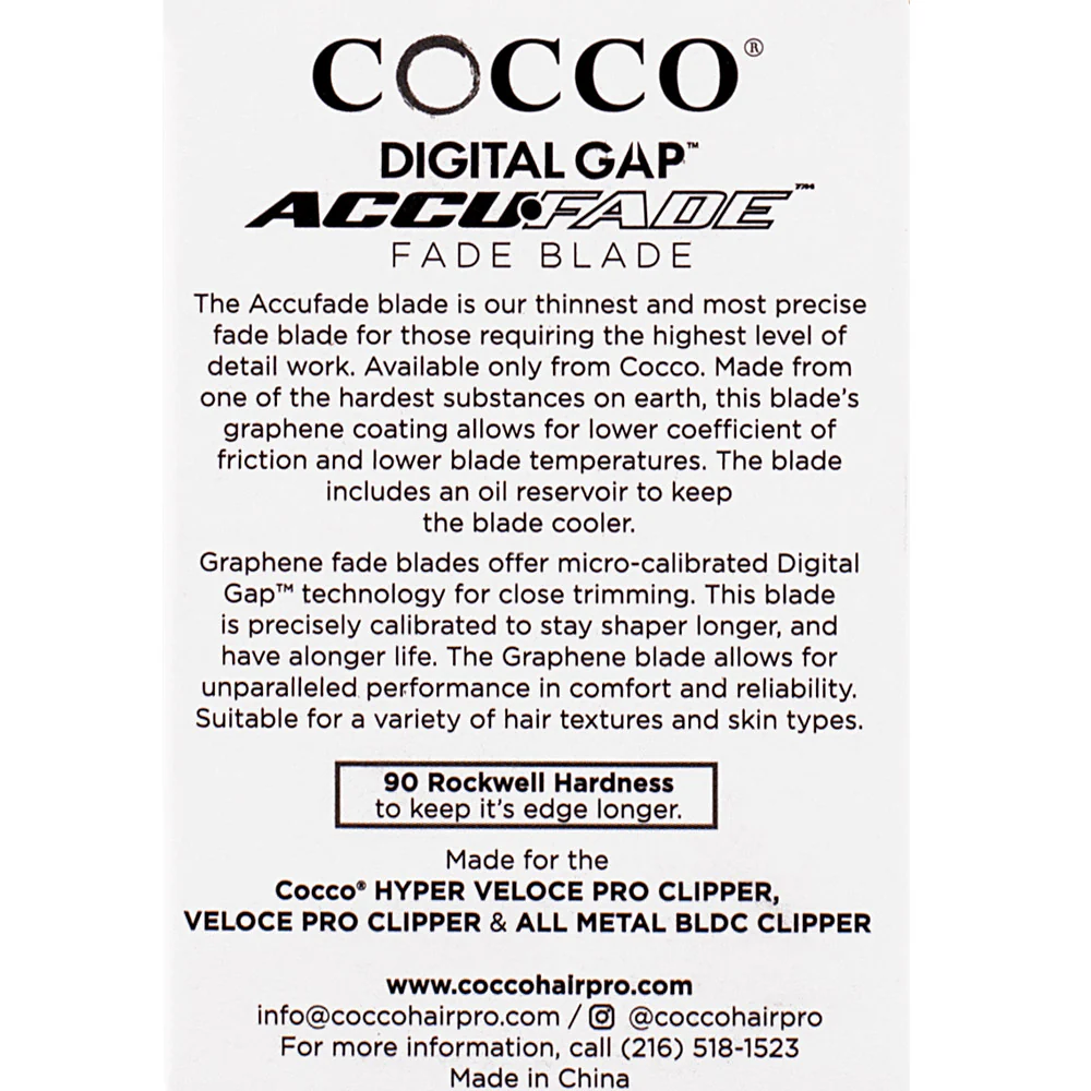 Cocco Ambassador Digital Gap Accufade Graphene Fade Blade - lama sfumature - Image 2