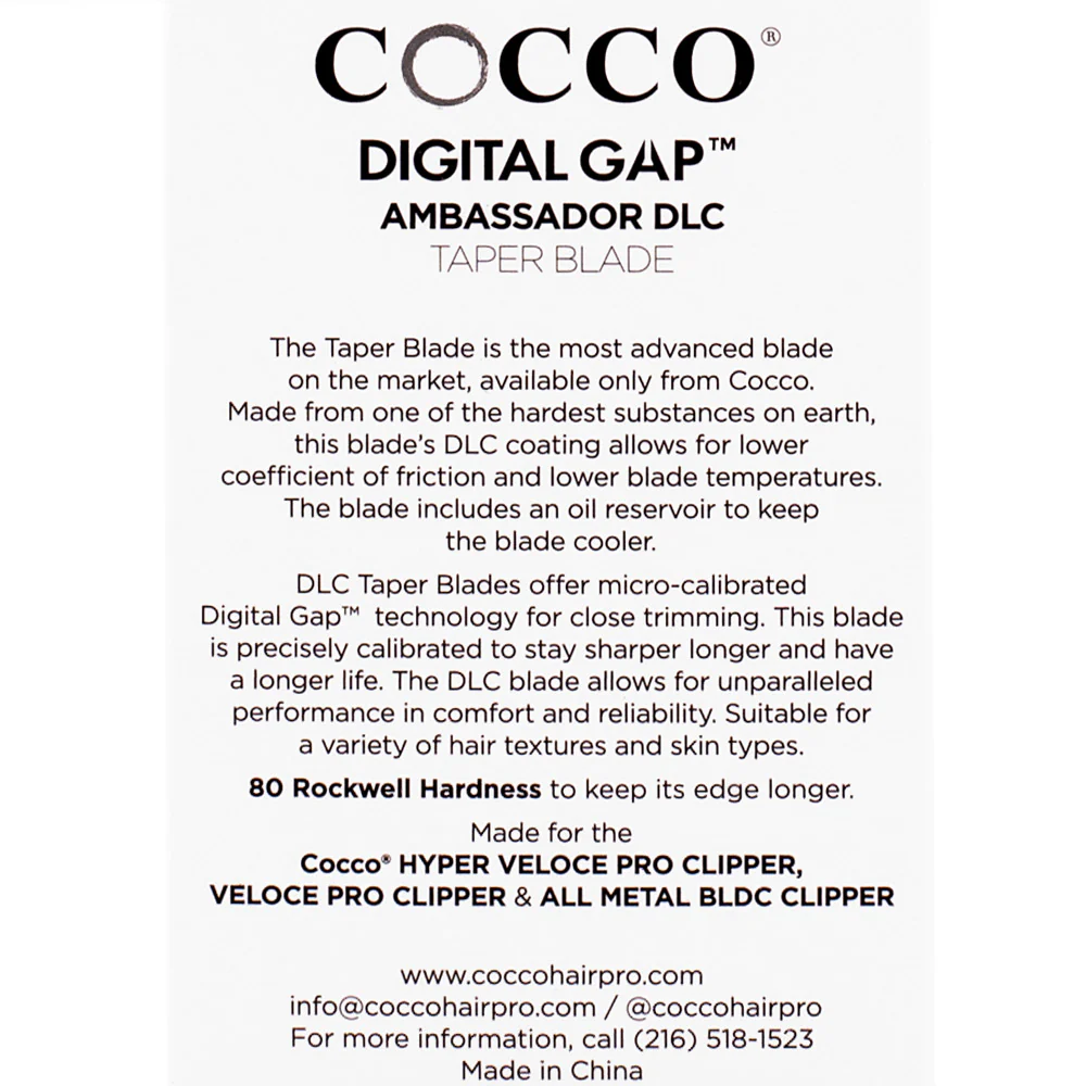 Cocco Ambassador Digital Gap DLC Taper Blade -  lama di ricambio - Image 2