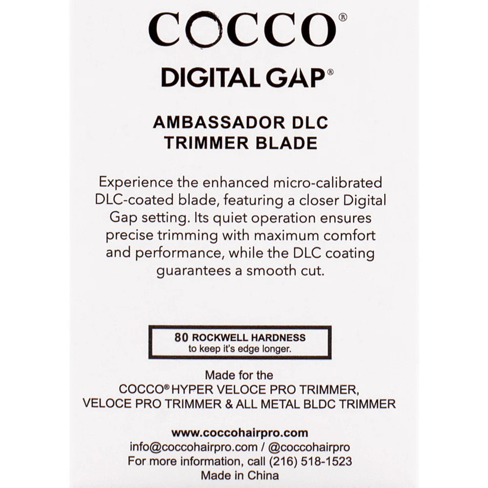 Cocco Ambassador Digital Gap DLC Trimmer Blade - lama di ricambio - Image 2