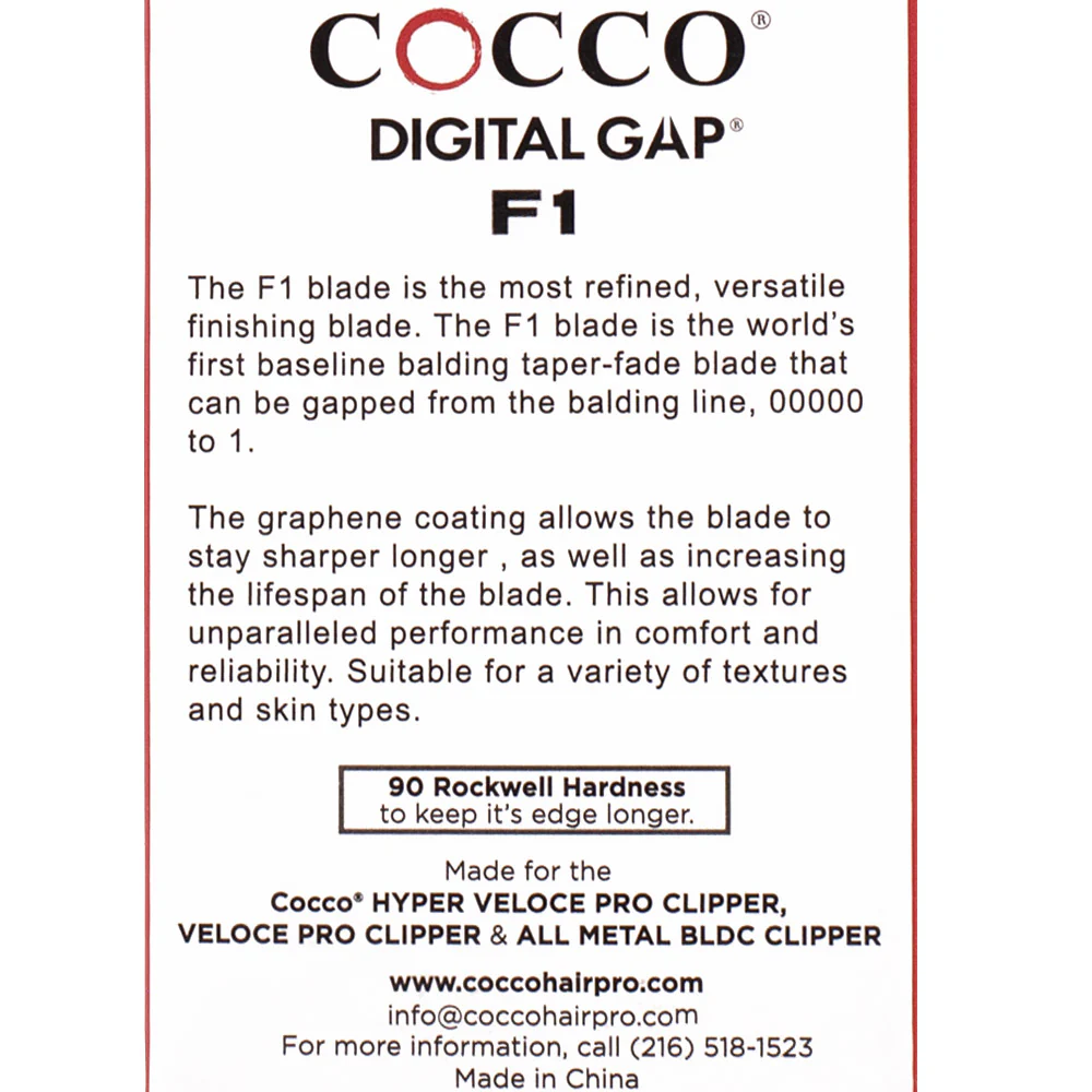 Cocco Ambassador Digital Graphene Blade F1 Clipper - lama di ricambio - Image 2