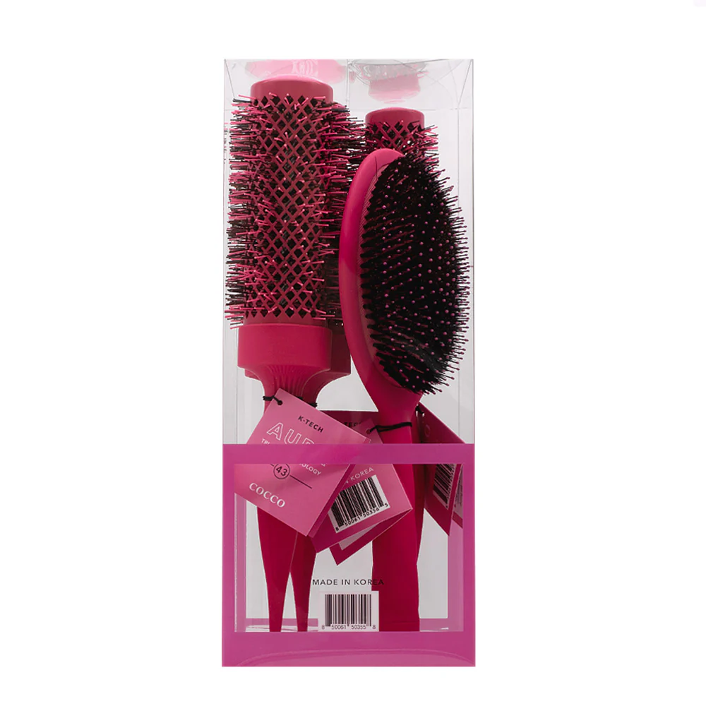 Cocco Aura Brush Set Pink 4pz - set di spazzole - Image 4