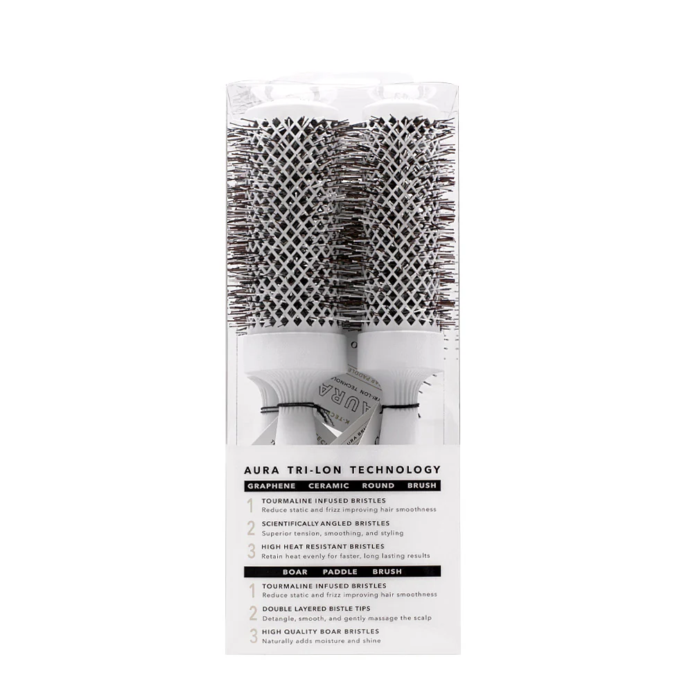Cocco Aura Brush Set White 4pz - set di spazzole - Image 3