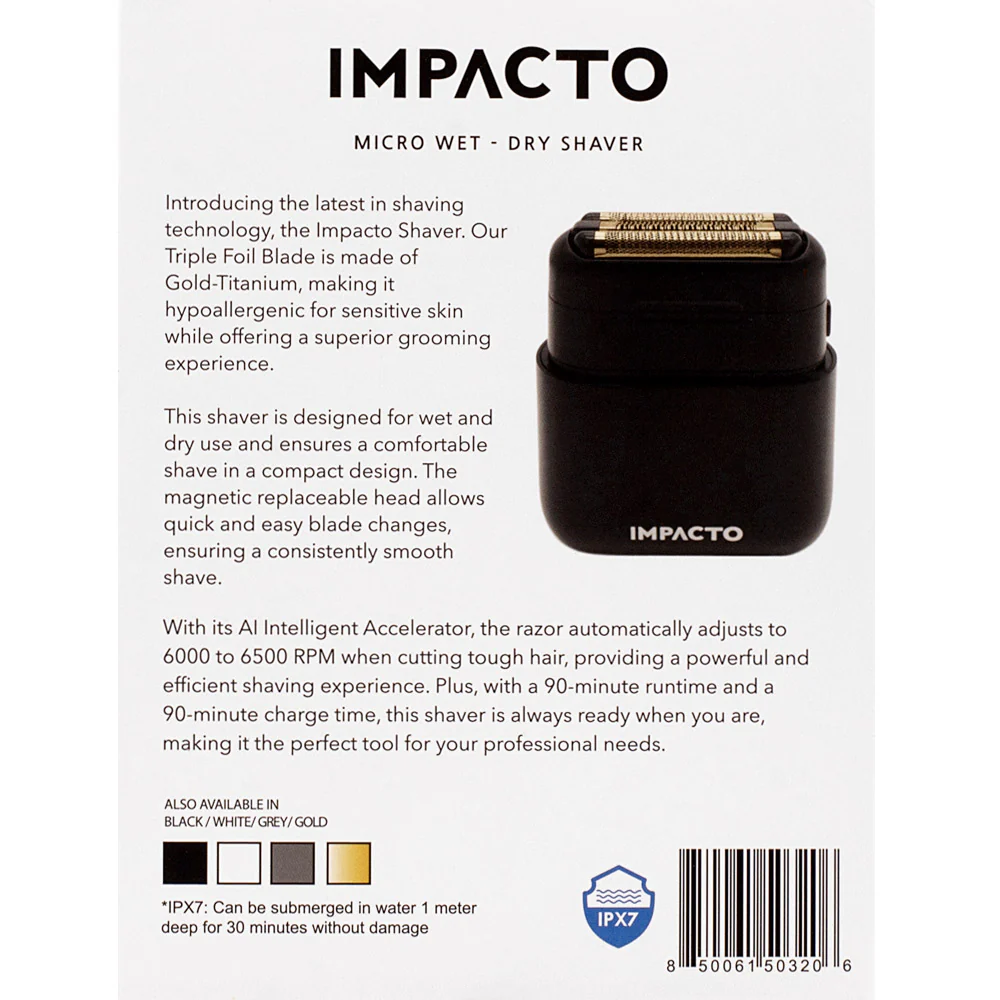 Cocco Impacto Shaver Black - tagliacapelli e tagliabarba - Image 3