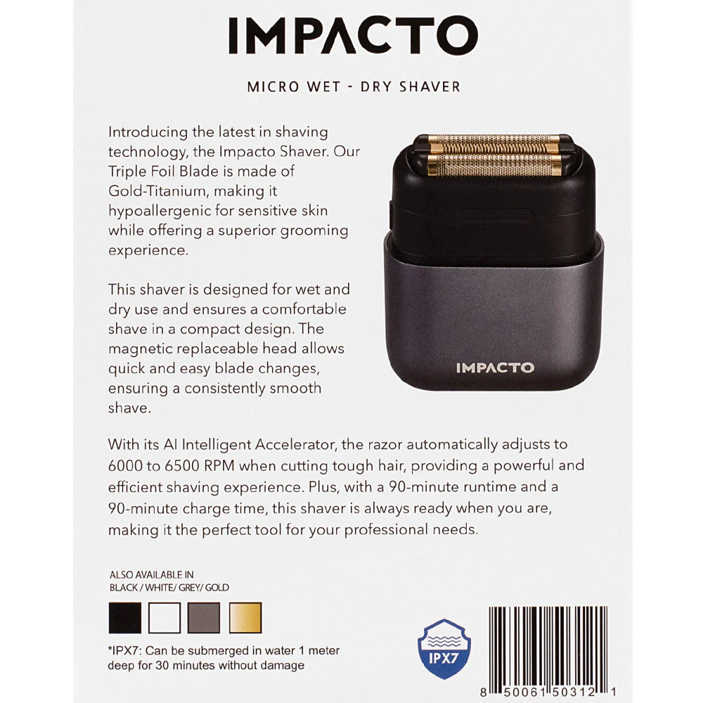 Cocco Impacto Shaver Grey - tagliacapelli e tagliabarba - Image 3
