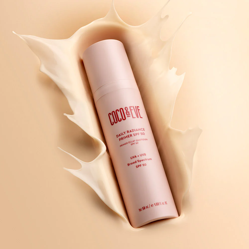 Coco & Eve Daily Radiance Primer SPF50 50ml - protezione solare viso - Image 3
