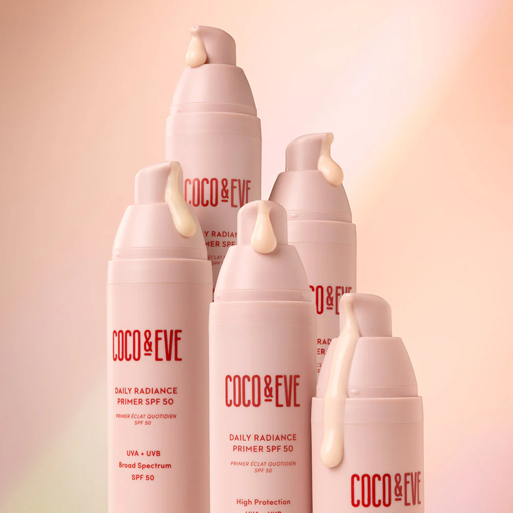Coco & Eve Daily Radiance Primer SPF50 50ml - protezione solare viso - Image 5