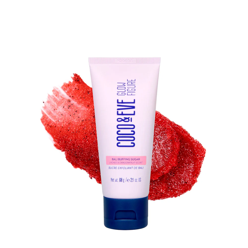 Coco & Eve Glow Figure Bali Buffing Sugar 60g - scrub corpo - Image 3
