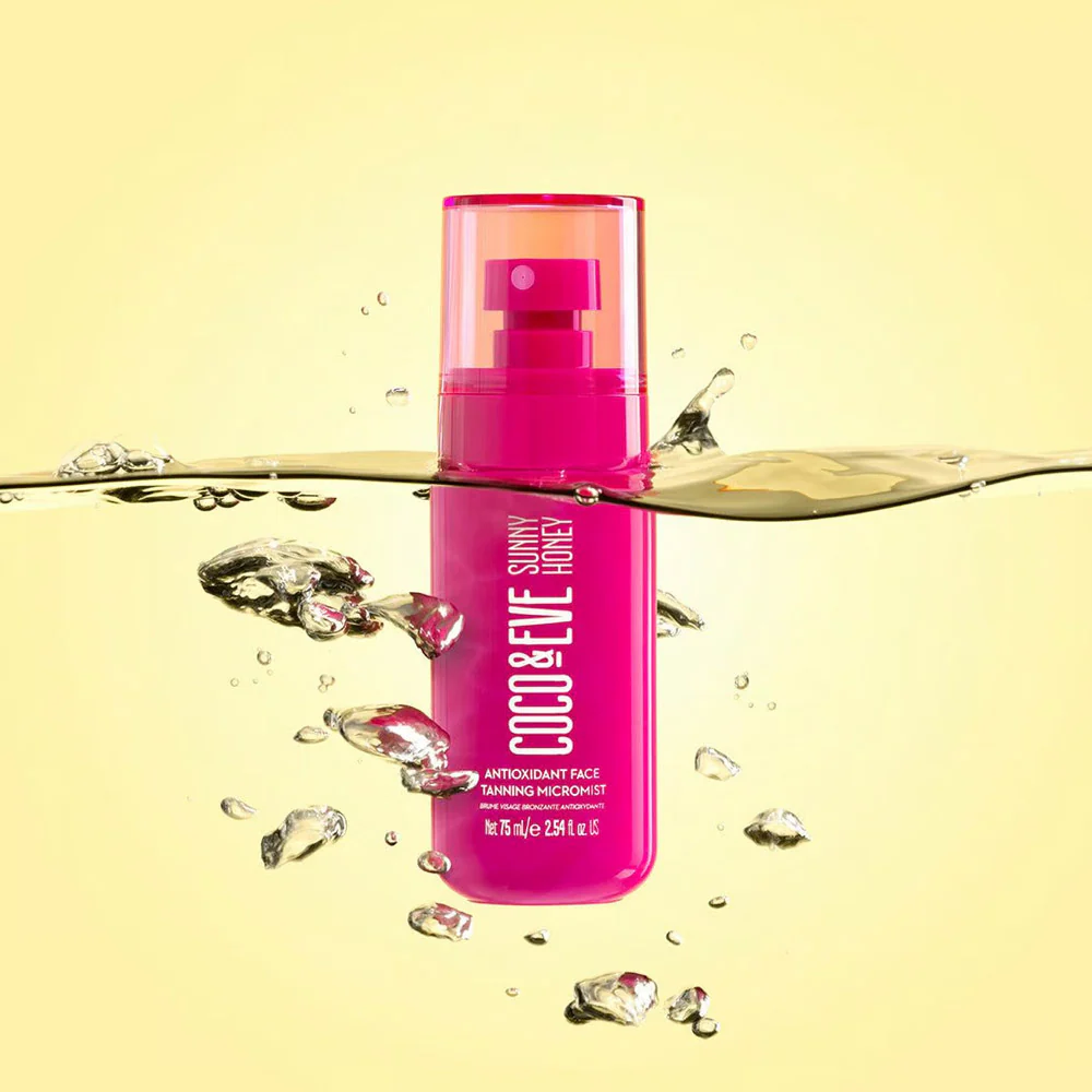 Coco & Eve Sunny Honey Antioxidant Face Tanning Micromist 75ml - spray autoabbronzante viso - Image 3