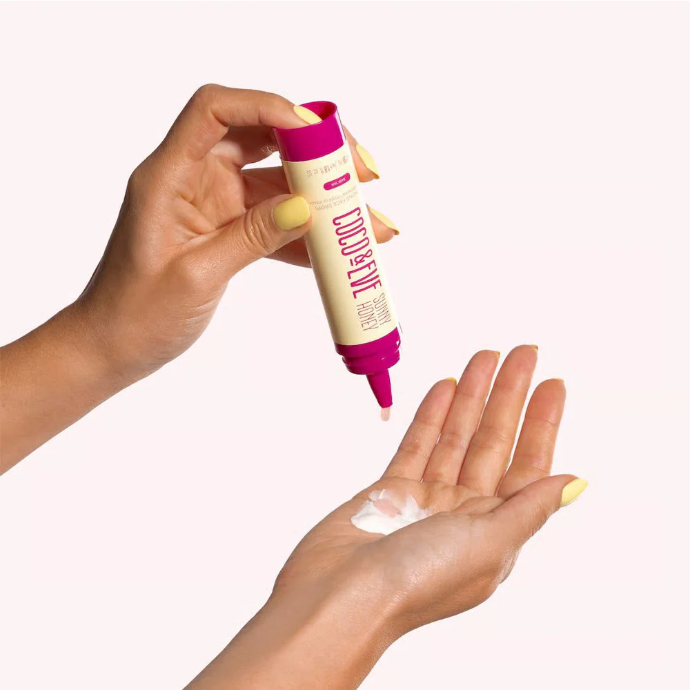 Coco & Eve Sunny Honey Bronzing Face Drops Dark Tan 30ml - gocce autoabbronzanti viso - Image 2