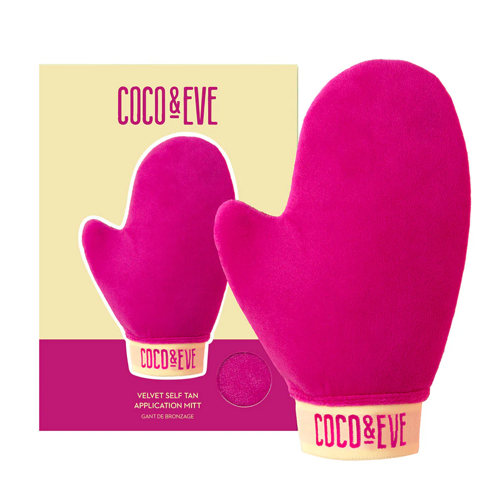 Coco & Eve Sunny Honey Soft Velvet Self Tan Mitt - guanto applicatore autoabbronzante - Image 2