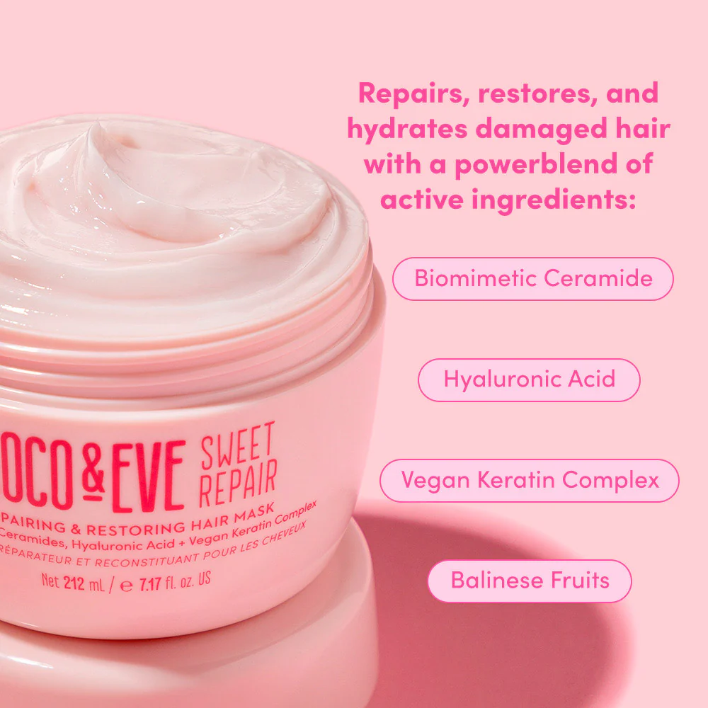 Coco & Eve Sweet Repair Mask 212ml - maschera ristrutturante - Image 7