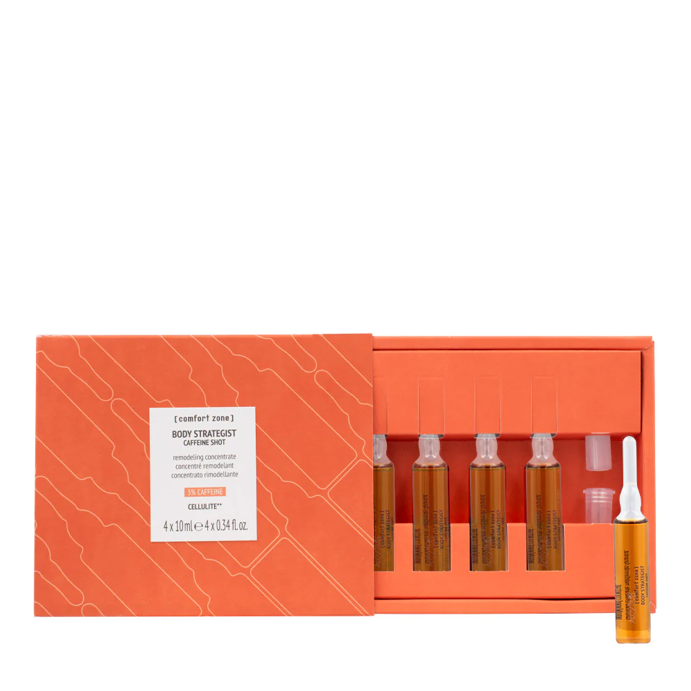 Comfort Zone Body Strategist Caffeine Shot 4x10ml - concentrato rimodellante - Image 2