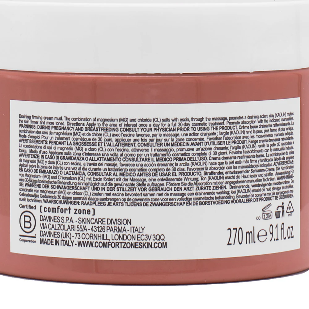 Comfort Zone Body Strategist Osmotic Cream Mud 270ml - fango crema  drenante rassodante - Image 5