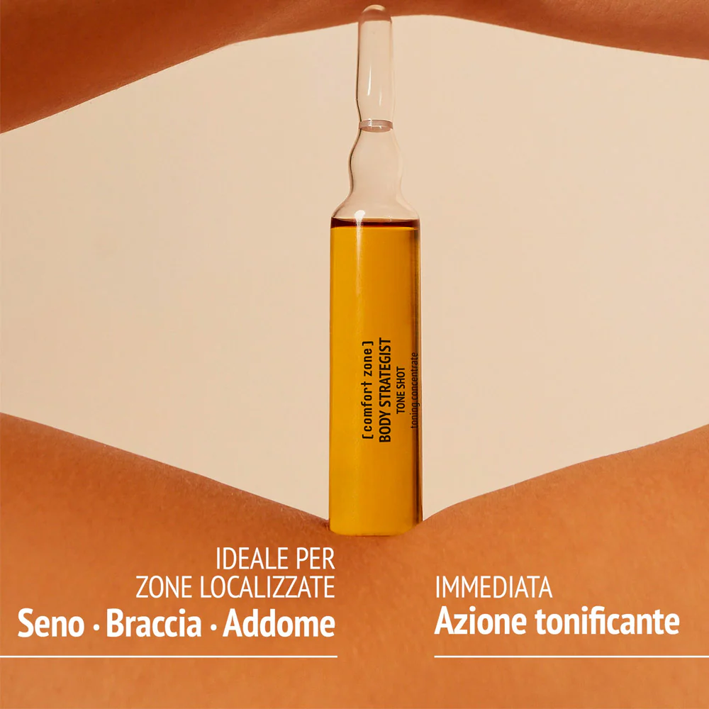 Comfort Zone Body Strategist Tone Shot 4x10ml - concentrato tonificante - Image 3