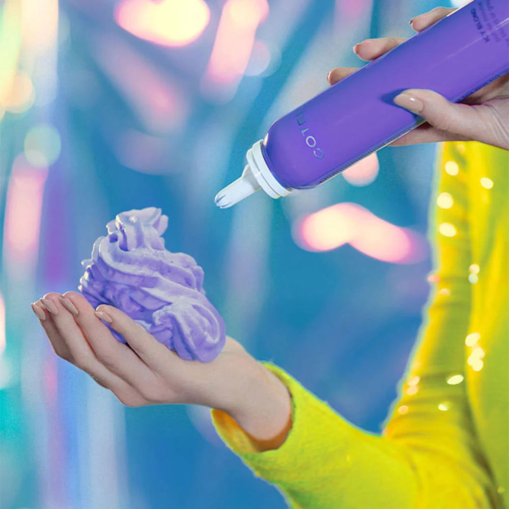 Cotril Icy Blond Blond Purple Mousse 200ml- mousse antigiallo condizionante - Image 3