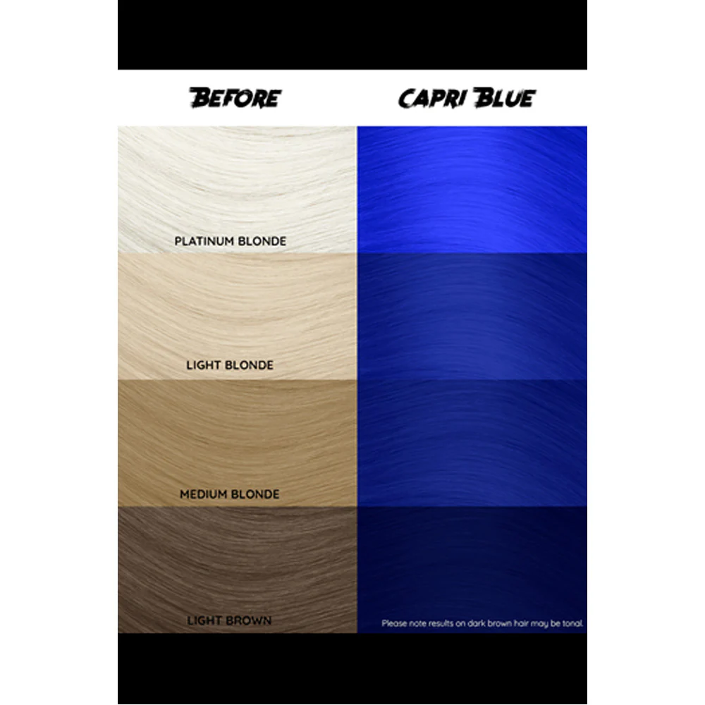 Crazy Color Capri Blue no 44, 100ml - crema colorante blu capri - Image 2