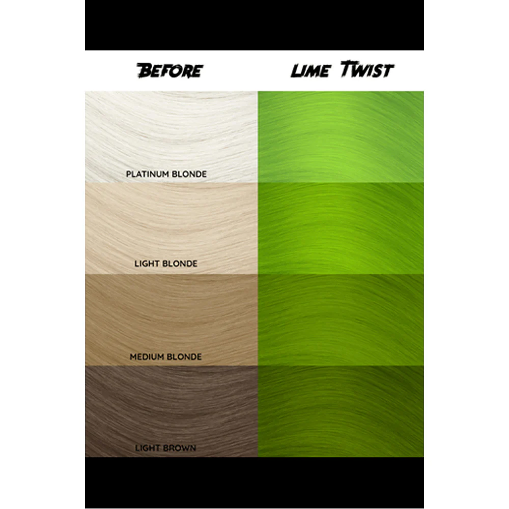 Crazy Color Lime twist no 68, 100ml - crema colorante verde lime - Image 2