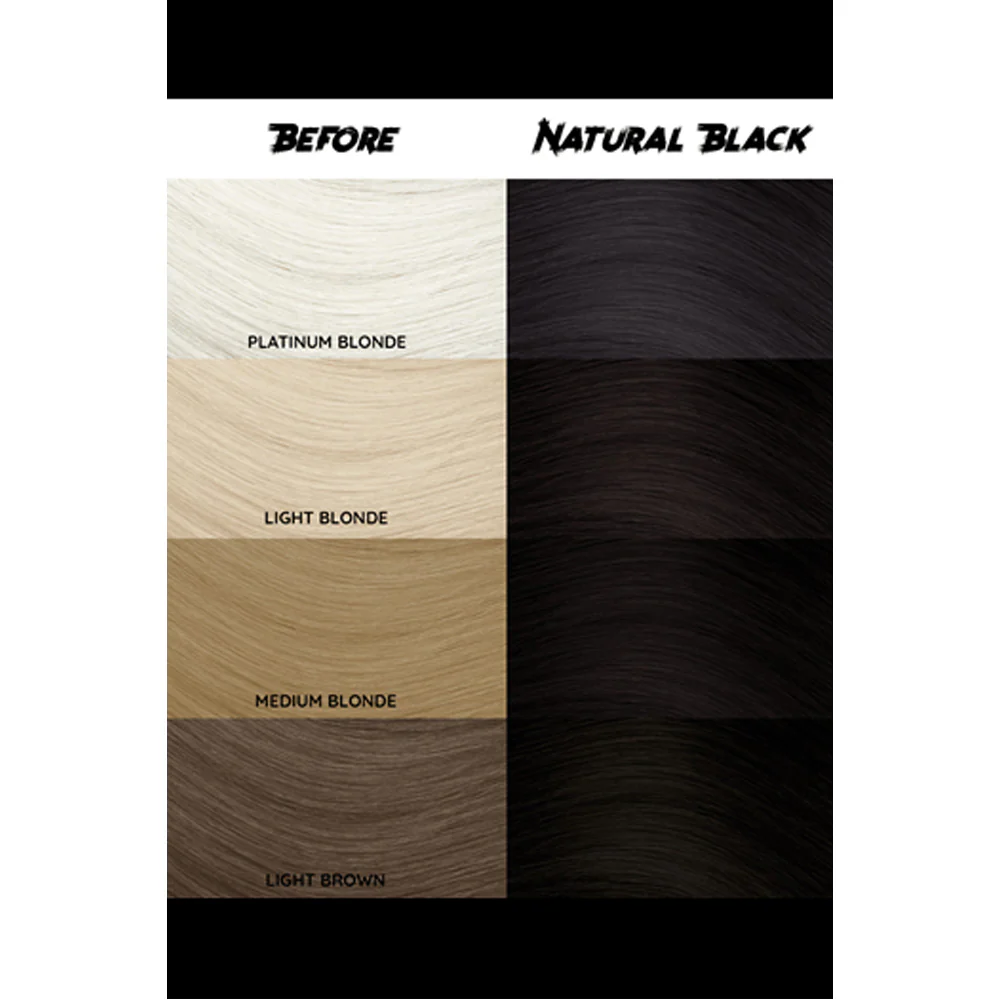 Crazy Color Natural Black no 032, 100ml - crema colorante nero naturale - Image 2