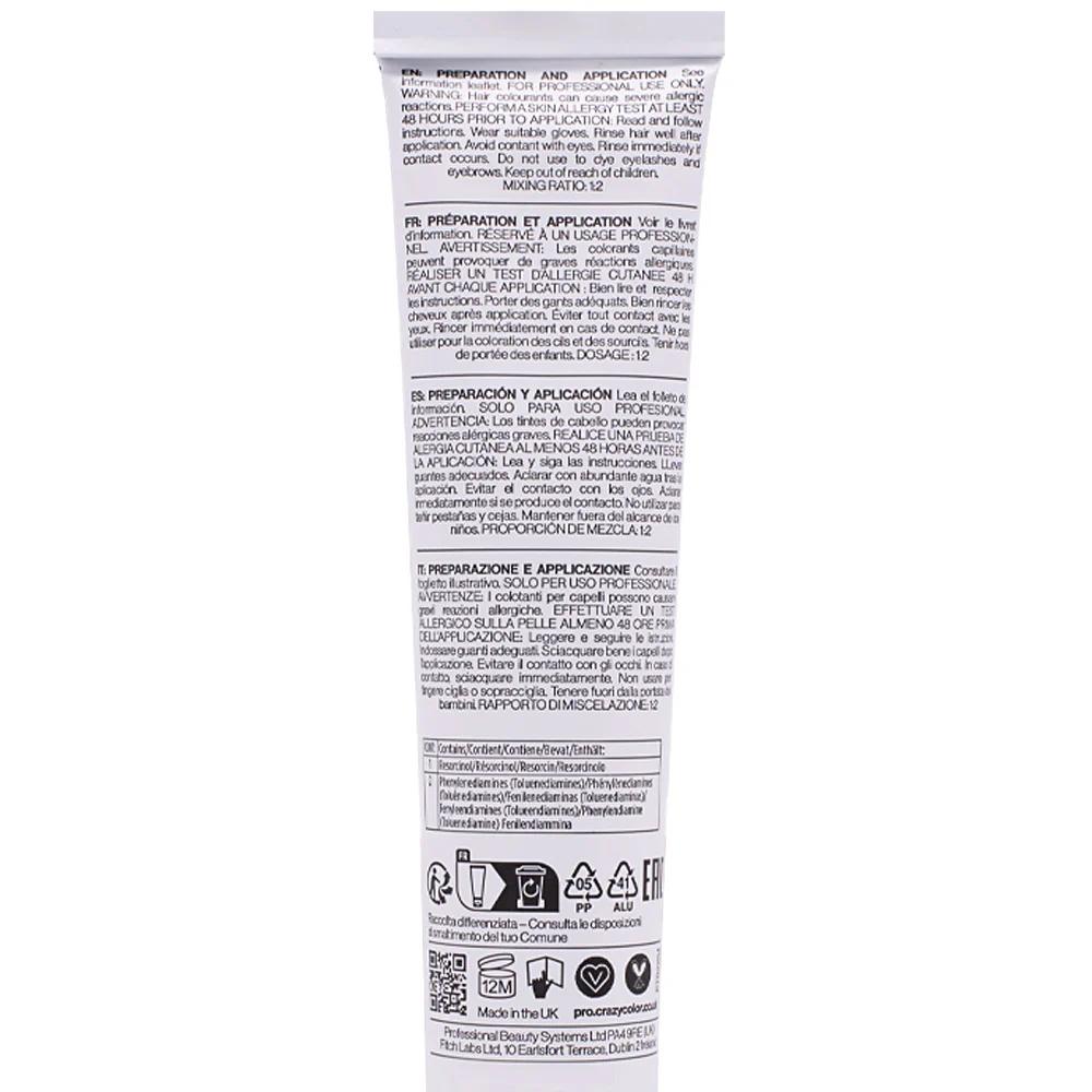 Crazy Color Rapid Toner 08 Blazing Copper 100ml - tonalizzanti veloci - Image 2