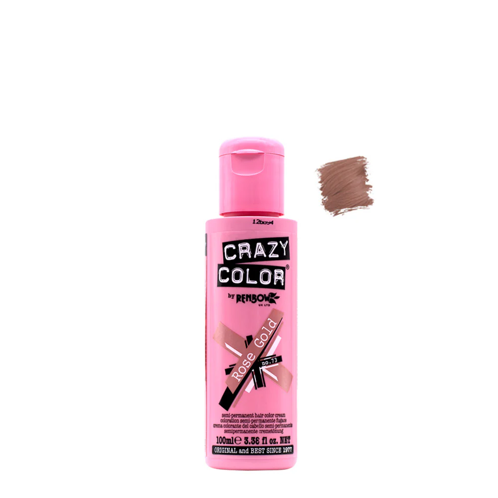Crazy Color Rose Gold no 73, 100ml - crema colorante oro rosa