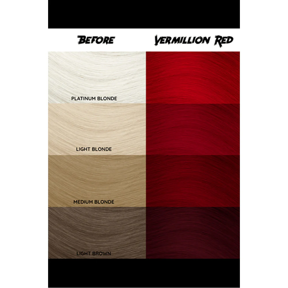 Crazy Color Vermillion Red no 40, 100ml - crema colorante rosso vermiglio - Image 2