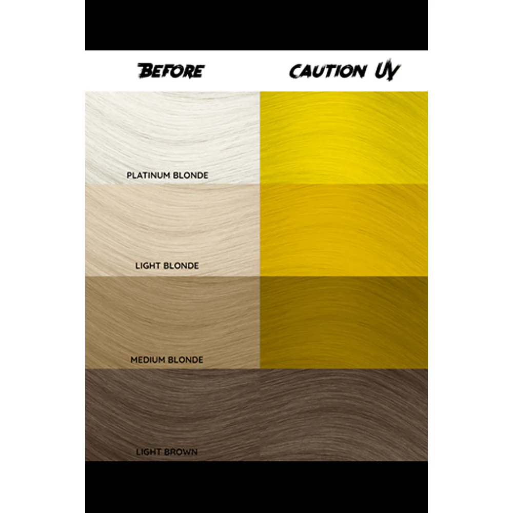 Crazy Go Neon Color Caution UV no 77, 100ml - crema colorante giallo neon - Image 2