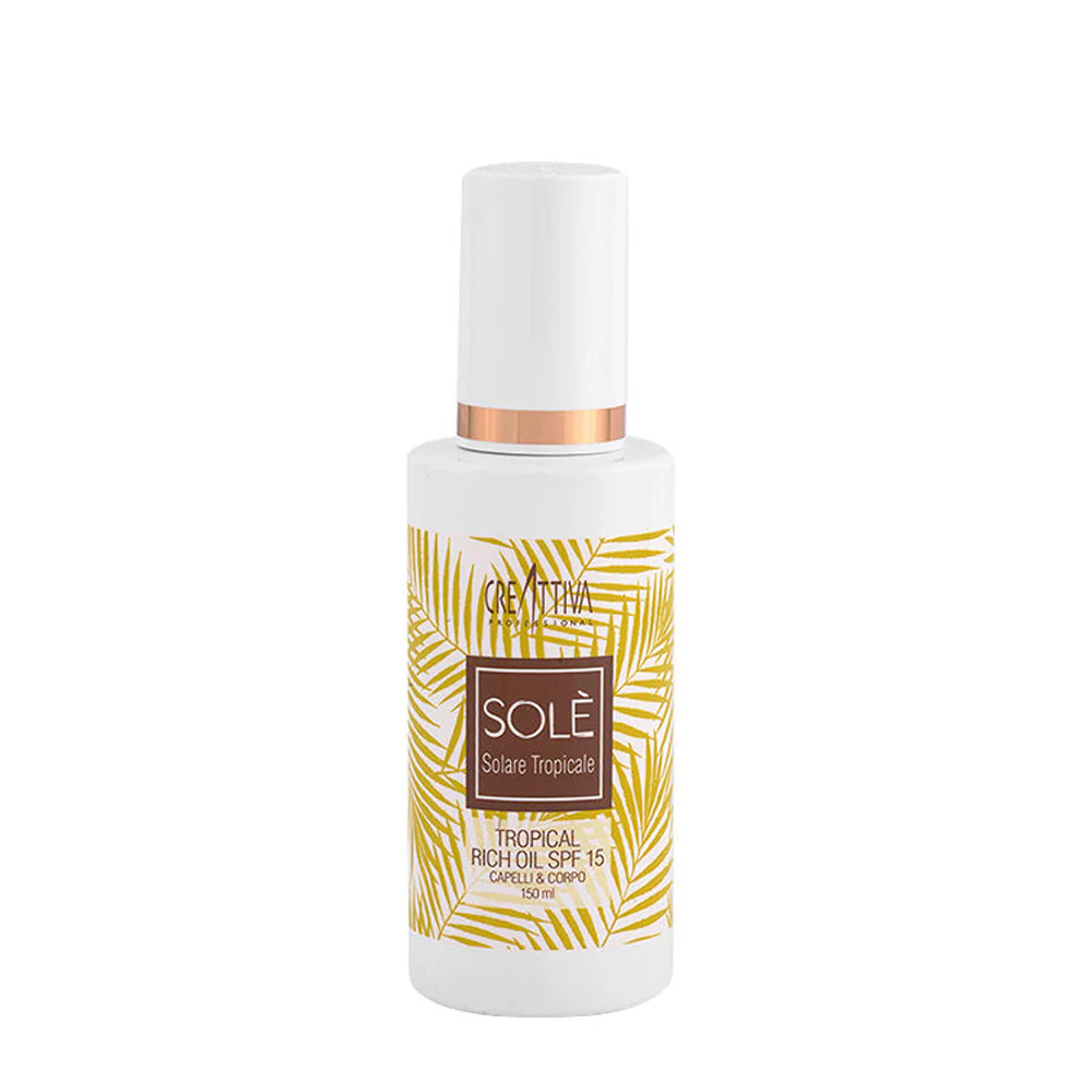 Creattiva Solè Tropical Rich Oil SPF 15 150ml - Olio Protezione Solare