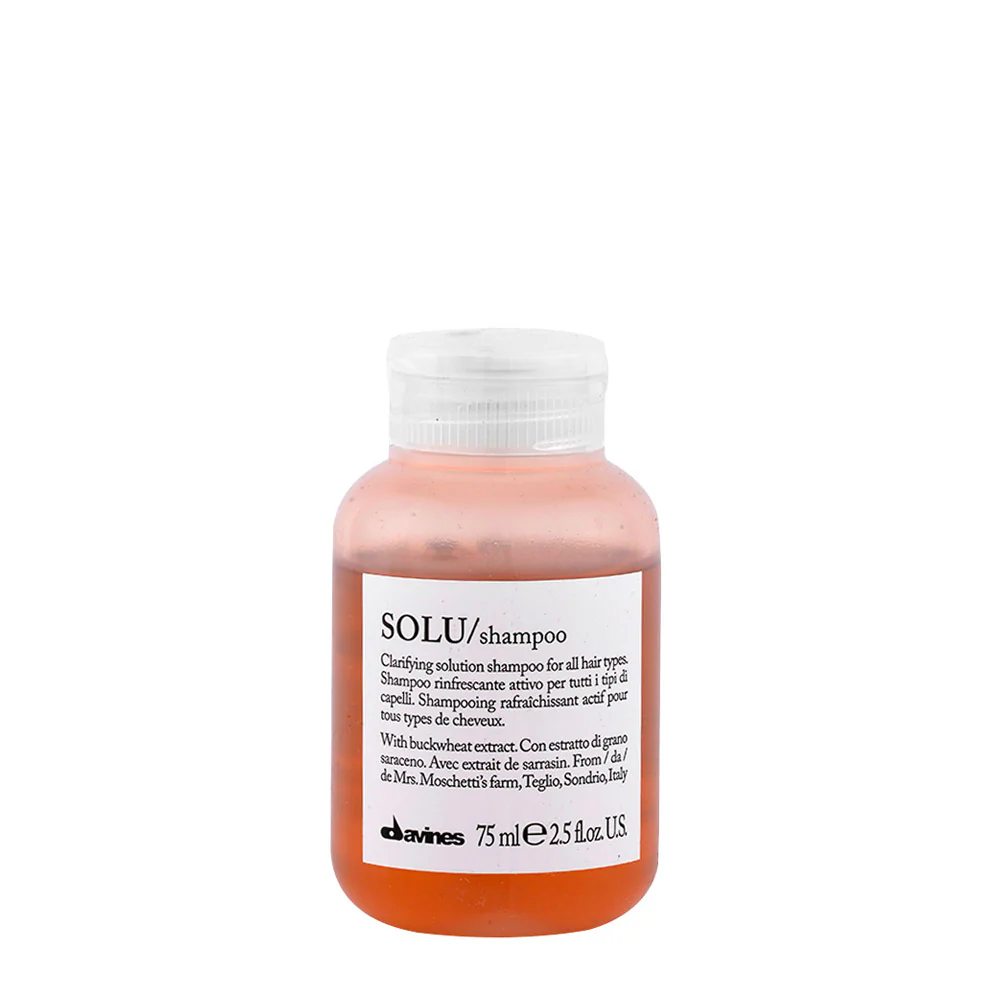 Davines Essential HairCare Solu Shampoo 75ml - shampoo rinfrescante per tutti i tipi di capelli