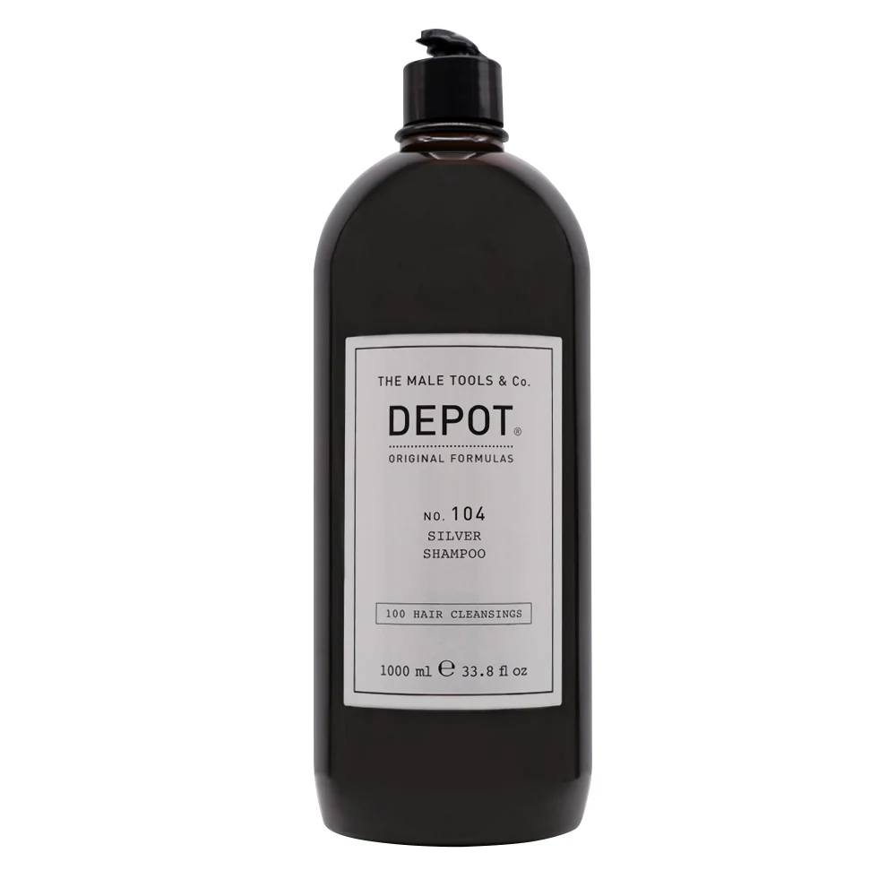 Depot Hair Cleansing No. 104 Silver Shampoo 1000ml - shampoo capelli biondi, grigi e bianchi