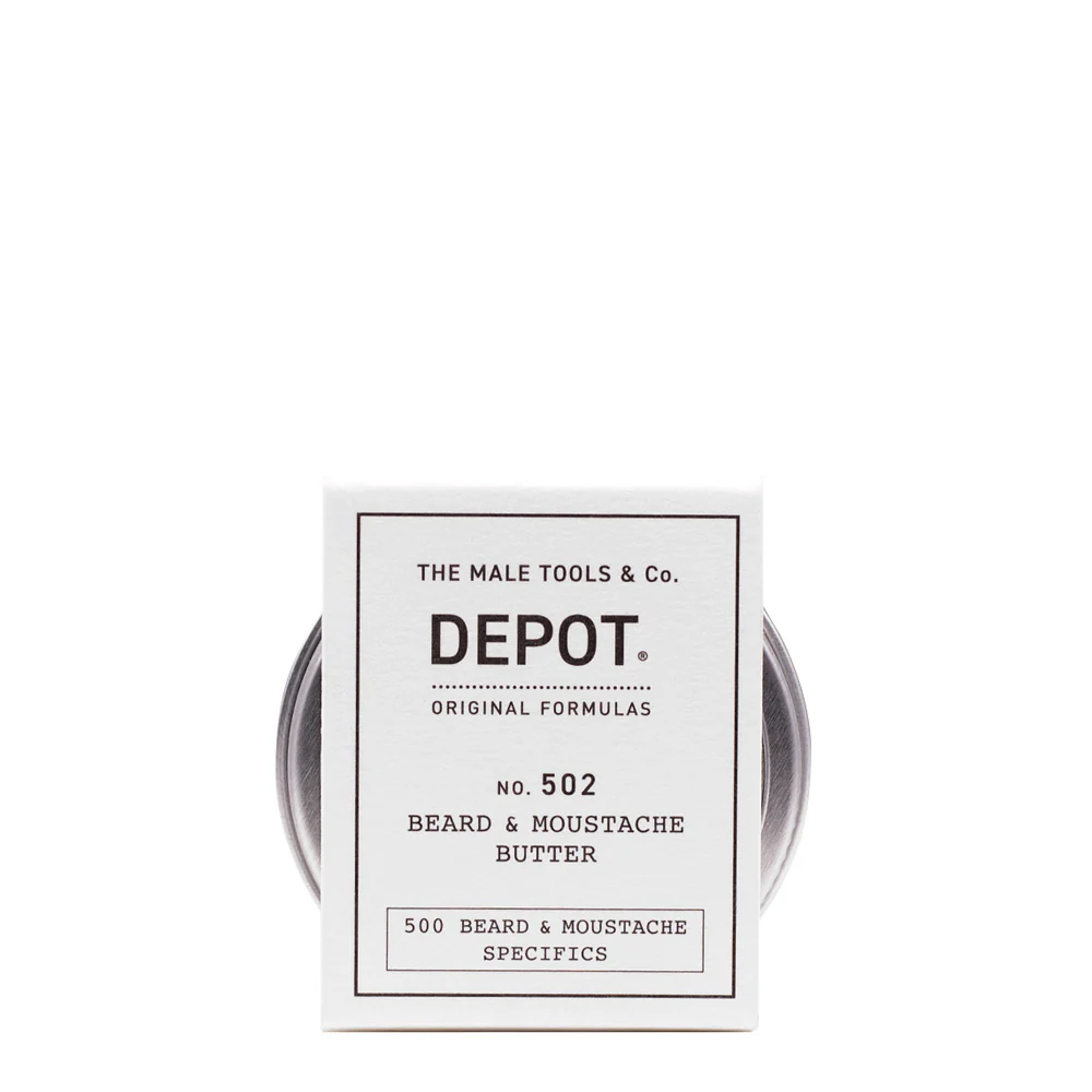 Depot No. 502 Beard & Moustache Butter 30ml - burro nutriente barba e baffi