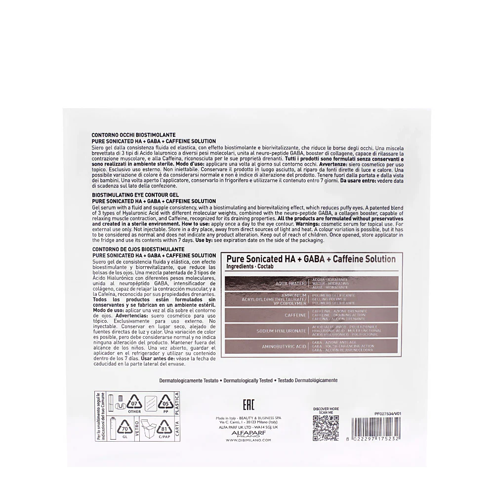 Dibi Milano Biostimulating System Lab Contorno Occhi Biostimolante 2x1,5ml - contorno occhi riduzione borse - Image 4