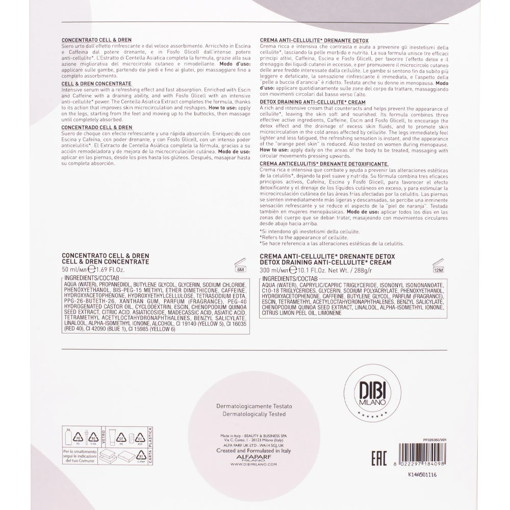 Dibi Milano Cell Rewind Power Duo Collection Kit Corpo Anti-Cellulite - Image 2