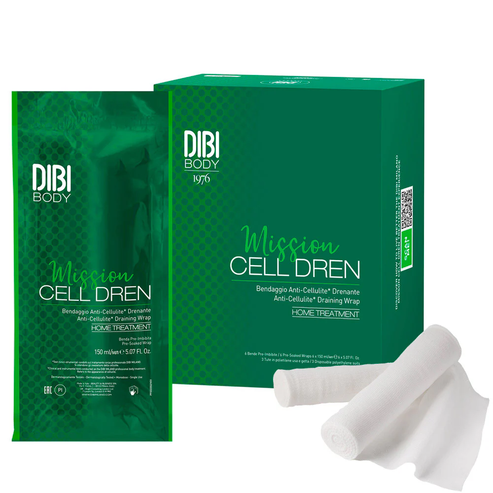 Dibi Milano Mission Cell Dren Bendaggio Anticellulite Drenante + Culotte Addome Skin Taglia L/XL OMAGGIO - Image 2