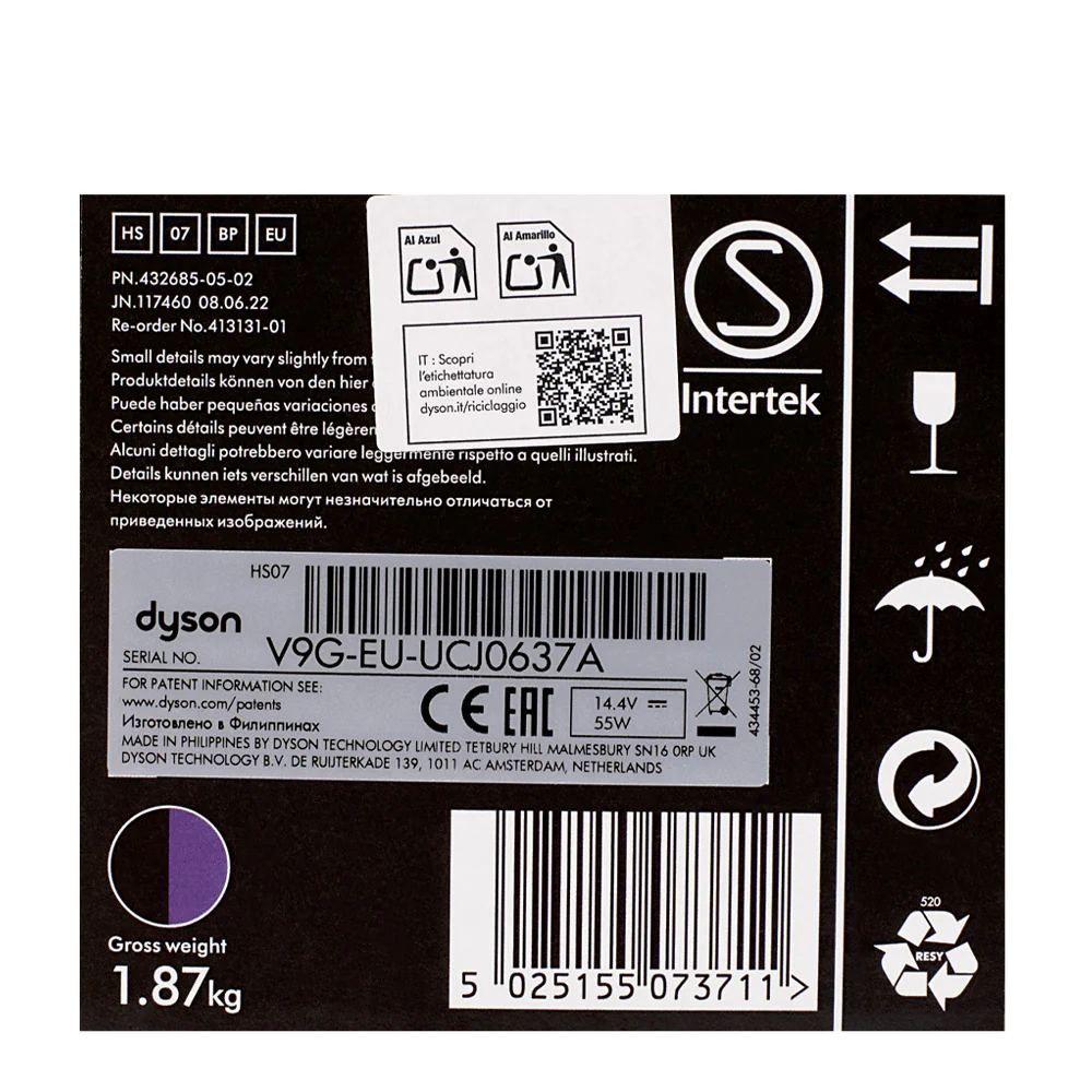 Dyson Corrale Professional Steel / Violet - piastra professionale - Image 2