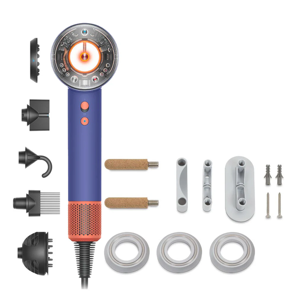 Dyson Supersonic Nural Phon Pervinca/ Tangerine + Supporto Parete OMAGGIO - Image 2