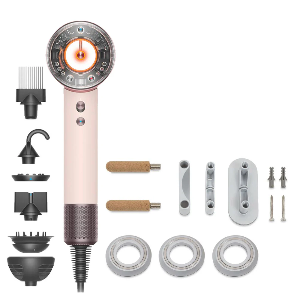 Dyson Supersonic Nural Straight + Wavy Phon Rosa Cipria / Oro Rosa + Supporto Parete OMAGGIO - Image 2