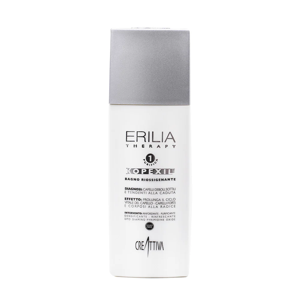 Creattiva Erilia Kopexil Bagno Riossigenante 250ml - shampoo per capelli deboli e sottili