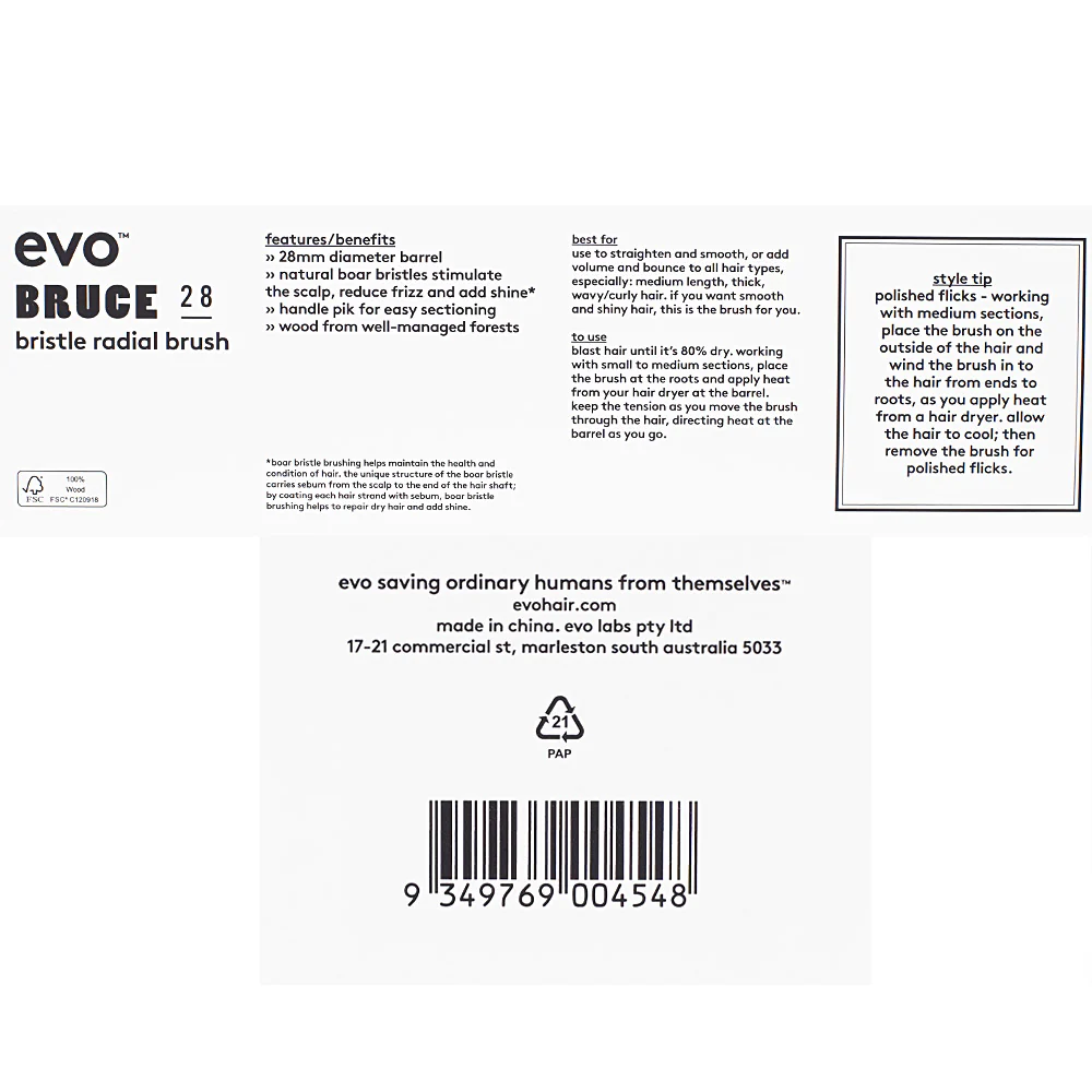Evo Bruce 28mm Bristle Radial Brush - spazzola in setole - Image 3